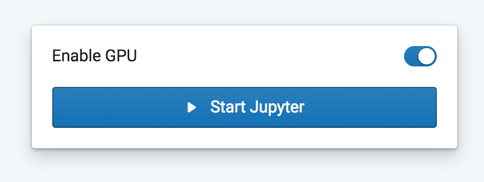 Enable GPU and start Jupyter Notebook on Crestle